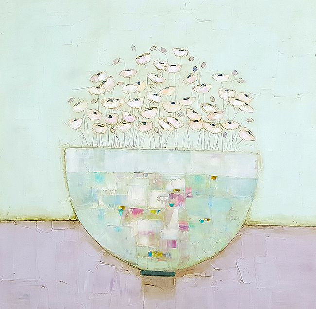 Eithne  Roberts - Large bowl and tiny flowers